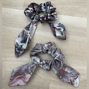 Anthropologie Set of Two Scrunchies